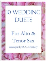 10 Wedding Duets for Alto and Tenor Sax P.O.D. cover